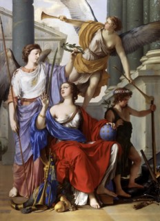 Allegory of the Regency of Anne of Austria. Artist: La Hyre, Laurent, de (1606-1656)