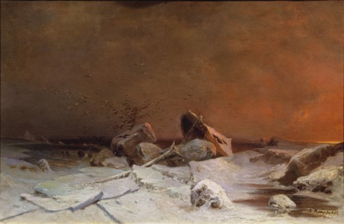 The Debacle. Artist: Meshchersky, Arseni Ivanovich (1834-1902)