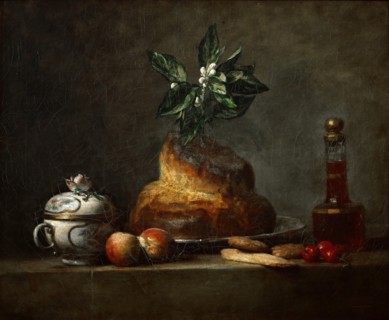 La brioche. Artist: Chardin, Jean-Baptiste Siméon (1699-1779)