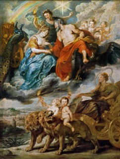 The Meeting of Marie de' Medici and Henry IV at Lyons (The Marie de' Medici Cycle). Artist: Rubens, Pieter Paul (1577-1640)