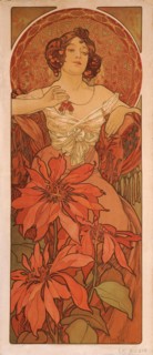 Ruby (From the series The gems). Artist: Mucha, Alfons Marie (1860-1939)