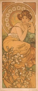 Topaz (From the series The gems). Artist: Mucha, Alfons Marie (1860-1939)