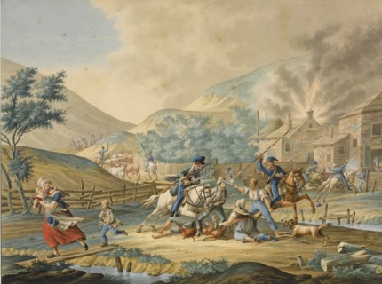Anglo-Russian invasion of Holland in 1799. Artist: Anonymous