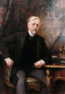Portrait of Gustave Eiffel (1832-1923). Artist: Morot, Aimé Nicolas (1850-1913)