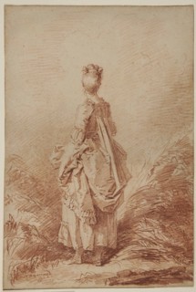 Young Woman Looking Back. Artist: Fragonard, Jean Honoré (1732-1806)