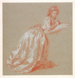 Young woman kneeling. Artist: Gérard, Marguerite (1761-1837)