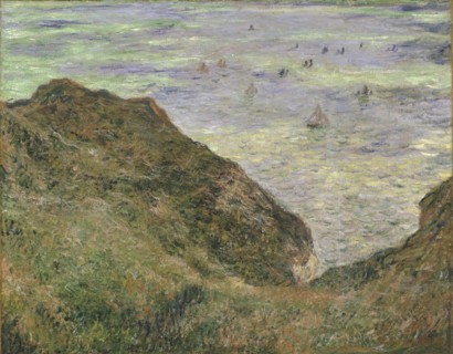 On the cliff at Pourville. Artist: Monet, Claude (1840-1926)