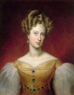 Princess Caroline of Naples and Sicily (1798-1870), Duchesse de Berry. Artist: Guérin, Paulin (1783-1855)