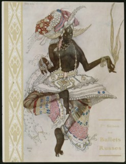 Title page of Souvenir program for Ballets Russes. Artist: Bakst, Léon (1866-1924)