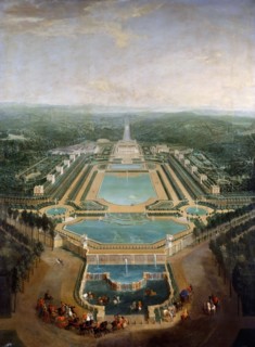 General view of the chateau and gardens at Marly, around 1724. Artist: Martin, Pierre-Denis II (1663-1742)