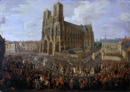 Cavalcade of Louis XV after his coronation, 26 October 1722. Artist: Martin, Pierre-Denis II (1663-1742)