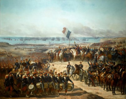 Disembarkation of the French Army at Eupatoria, 14 September 1854. Artist: Barrias, Félix-Joseph (1822-1907)
