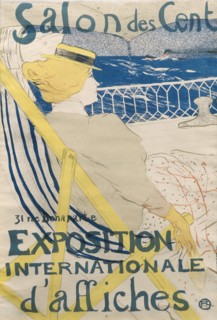 La passagere du 54 - Promenade en yacht (Salon des Cent). Artist: Toulouse-Lautrec, Henri, de (1864-1901)
