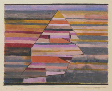 The Pyramid Clown. Artist: Klee, Paul (1879-1940)