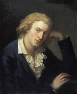 Portrait of Friedrich von Schiller (1759-1805). Artist: Graff, Anton (1736-1813)