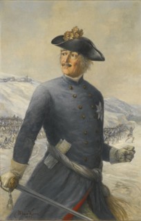 Leopold I, Prince of Anhalt-Dessau (1676-1747), Generalfeldmarschall in the Prussian Army. Artist: Korn, Max (active Early 20th cen.)