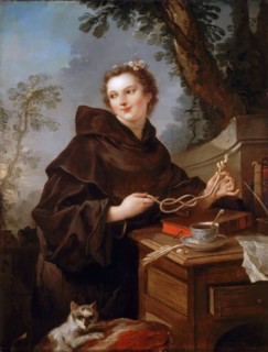 Louise Anne de Bourbon (1695-1758), Countess of Charolais. Artist: Natoire, Charles Joseph (1700-1777)