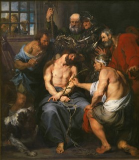 Christ Crowned with Thorns. Artist: Dyck, Sir Anthony van (1599-1641)