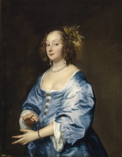 Portrait of Mary (née Ruthven), Lady van Dyck. Artist: Dyck, Sir Anthony van (1599-1641)