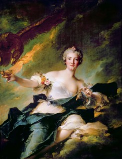 Portrait of Anne-Josèphe Bonnier de La Mosson, duchesse de Chaulnes as Hebe. Artist: Nattier, Jean-Marc (1685-1766)
