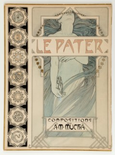 Cover Design for the illustrated edition Le Pater. Artist: Mucha, Alfons Marie (1860-1939)