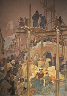 Jan Milic z Kromerize (The cycle The Slav Epic). Artist: Mucha, Alfons Marie (1860-1939)