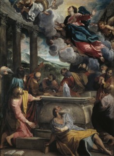 The Assumption of the Blessed Virgin Mary. Artist: Carracci, Annibale (1560-1609)