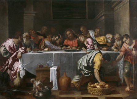 The Last Supper. Artist: Carracci, Agostino (1557-1602)