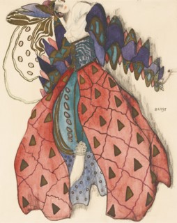 Costume design for the Ballet La Légende de Joseph by R. Strauss. Artist: Bakst, Léon (1866-1924)
