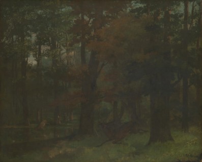 In the Forest. Artist: Courbet, Gustave (1819-1877)