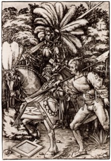Knight and Halberdier. Artist: Wechtlin, Hans (Johannes) (active 1502-1526)