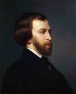Portrait of Alfred de Musset (1810-1857). Artist: Landelle, Charles (1821-1908)