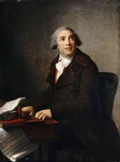 Portrait of Giovanni Paisiello (1740-1816) at the Harpsichord. Artist: Vigée-Lebrun, Marie Louise Elisabeth (1755-1842)