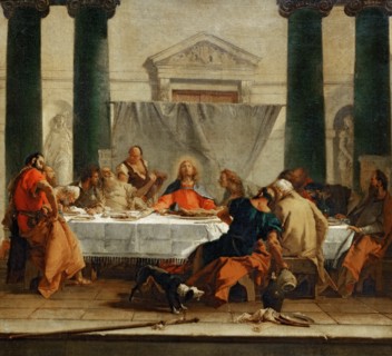 The Last Supper. Artist: Tiepolo, Giambattista (1696-1770)