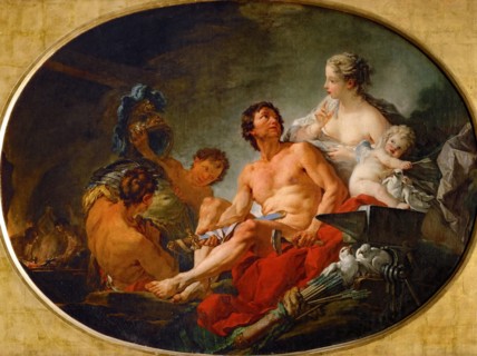 The Forge of Vulcan. Artist: Boucher, François (1703-1770)