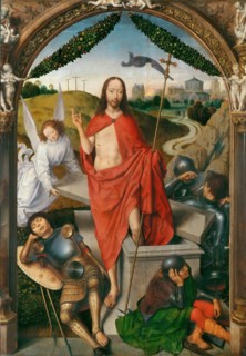 Triptych of The Resurrection (Central panel). Artist: Memling, Hans (1433/40-1494)