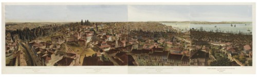 Panorama of Constantinople. Artist: Barker, Henry Aston (1774-1856)