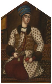 Portrait of Rustam Khan Zand. Artist: Sadiq, Muhammad (c. 1750-1800)