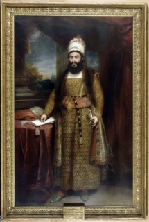 Portrait of Mirza Abul Hasan Khan Ilchi (1776-1846). Artist: Beechey, Sir William (1753-1839)