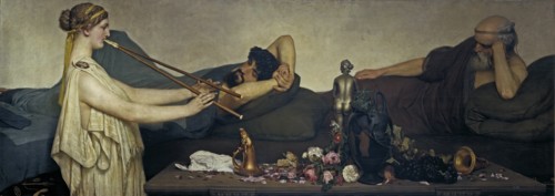 Pompeian Scene or The Siesta. Artist: Alma-Tadema, Sir Lawrence (1836-1912)