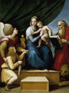 Madonna with the Fish. Artist: Raphael (1483-1520)