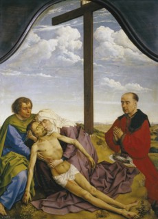 Pietà. Artist: Weyden, Rogier, van der (ca. 1399-1464)