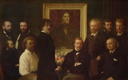 Hommage à Delacroix. Artist: Fantin-Latour, Henri (1836-1904)