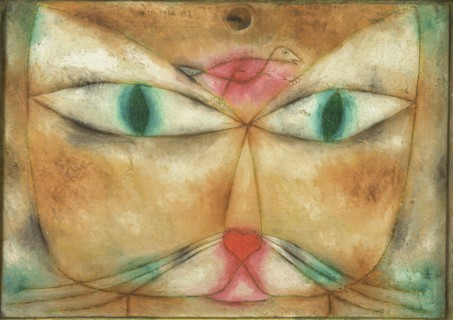 Cat and Bird. Artist: Klee, Paul (1879-1940)