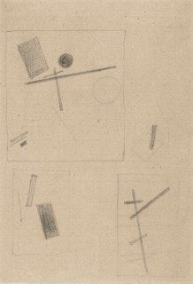 Suprematist Drawing. Artist: Malevich, Kasimir Severinovich (1878-1935)