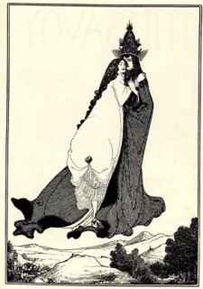 The Ascension of Saint Rose of Lima. Artist: Beardsley, Aubrey (1872?1898)