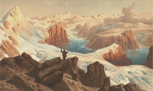 The second German northpolar expedition to the Arctic and Greenland in 1869. Artist: Anonymous