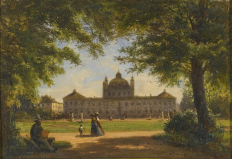 Fredensborg Palace. Artist: Bogolyubov, Alexei Petrovich (1824-1896)