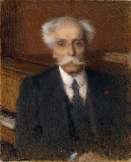 Portrait of Gabriel Fauré (1845-1924). Artist: Laurent, Ernest (1859-1929)