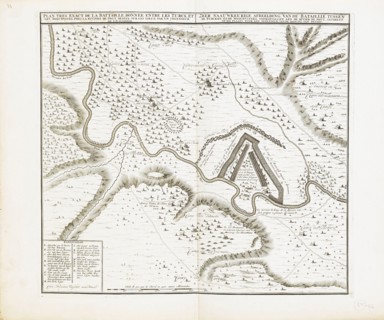 Map of the fortress of Bender. Artist: Wolff, Jeremias (1663-1724)